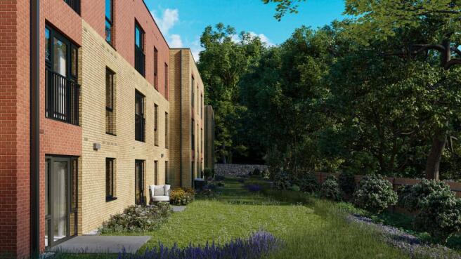 An artist's impression of Jennings Grange (rear exterior view) - Idle